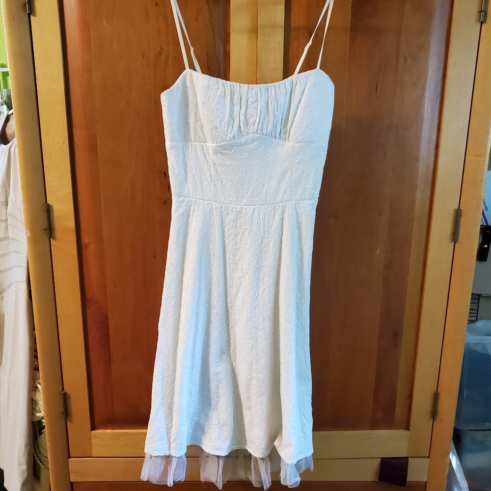 White cotton dress